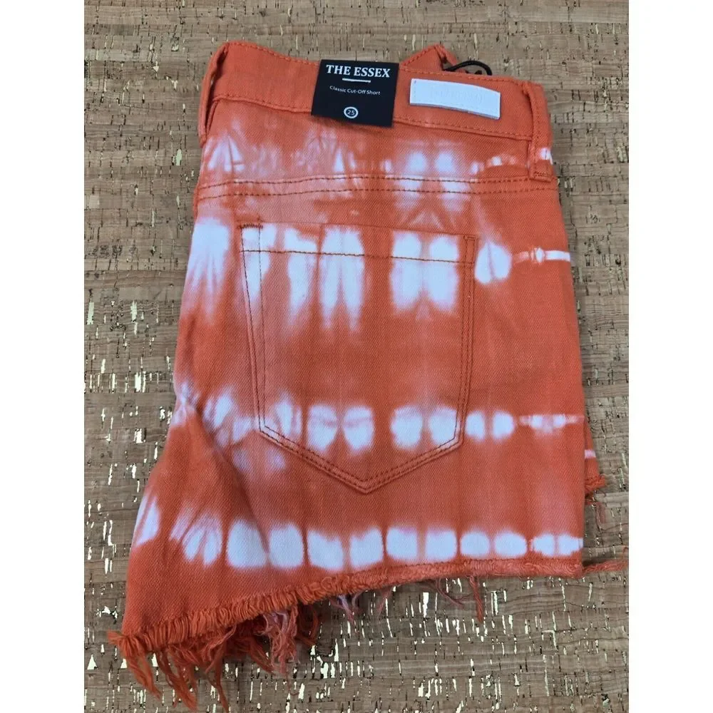 Blank‎ Nyc Shorts Women's 25 The Essex Classic Cut Off Tie Dye Casual Preppy
